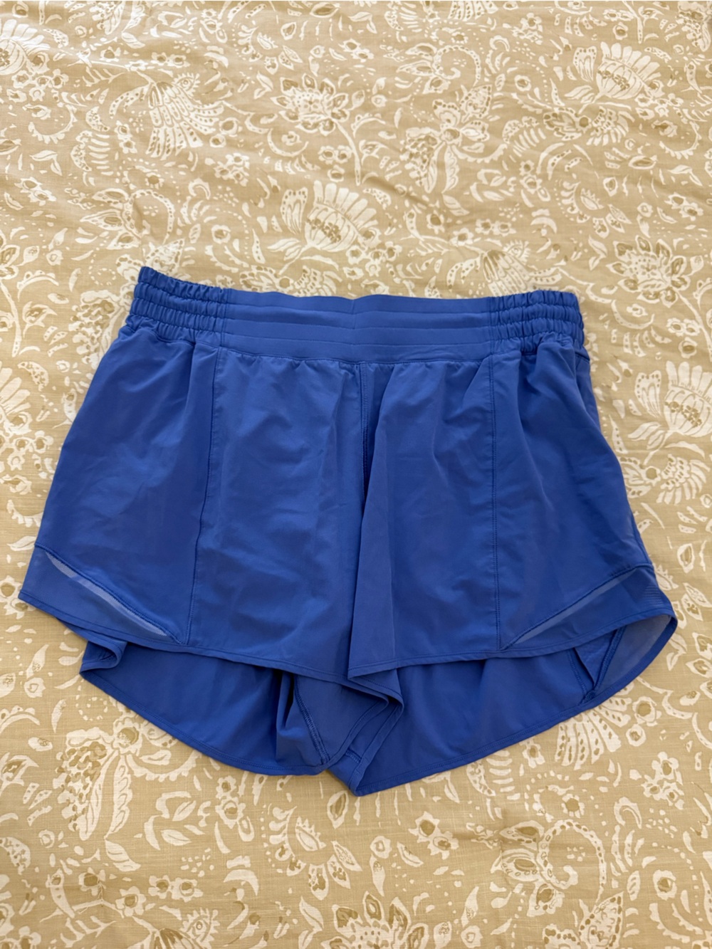 lululemon athletica Women's Blue Layered Running Shorts